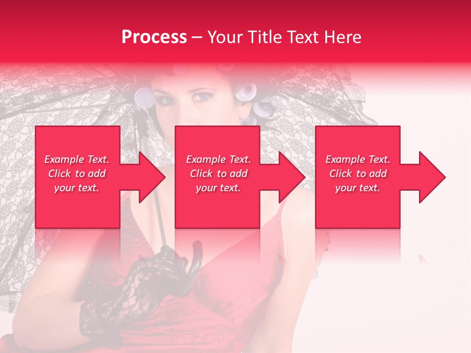 Lady Glove Screen PowerPoint Template