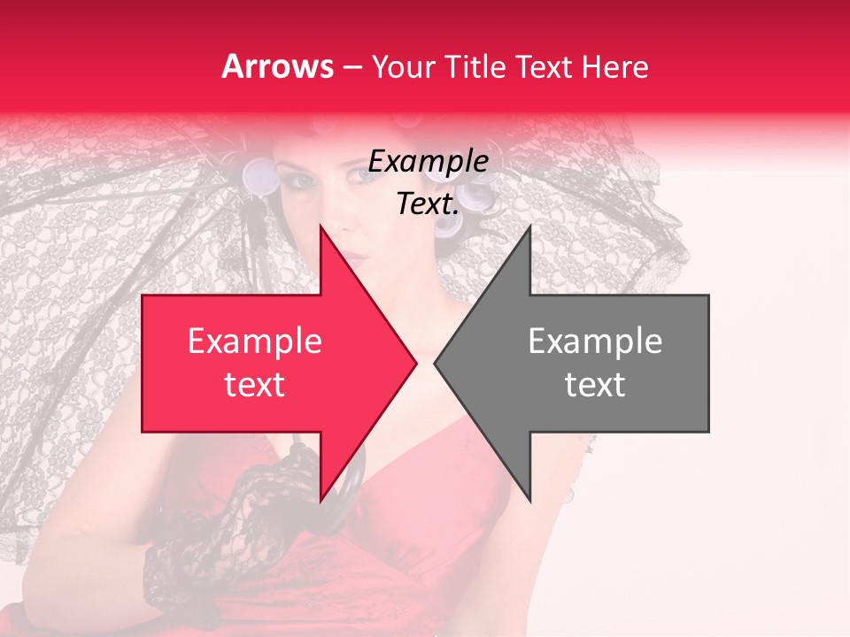 Lady Glove Screen PowerPoint Template