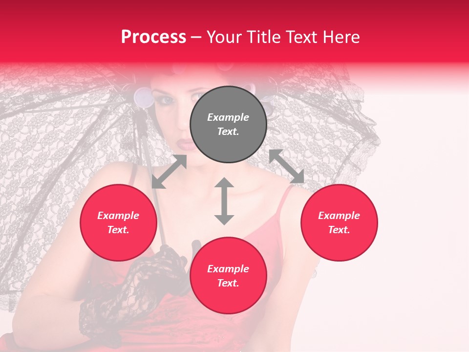 Lady Glove Screen PowerPoint Template