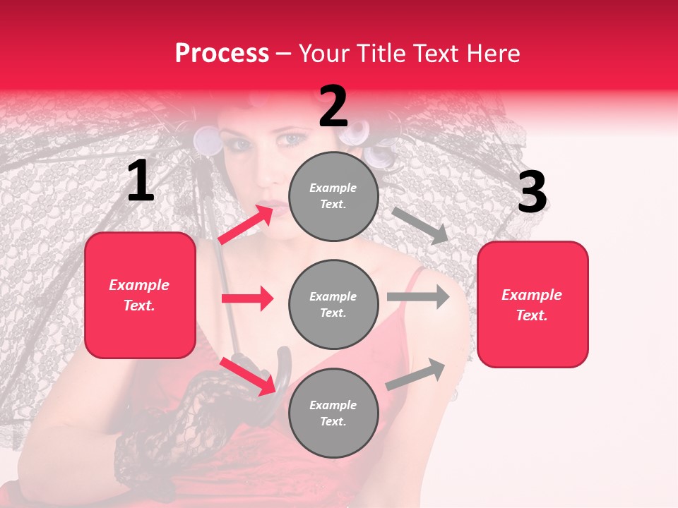 Lady Glove Screen PowerPoint Template
