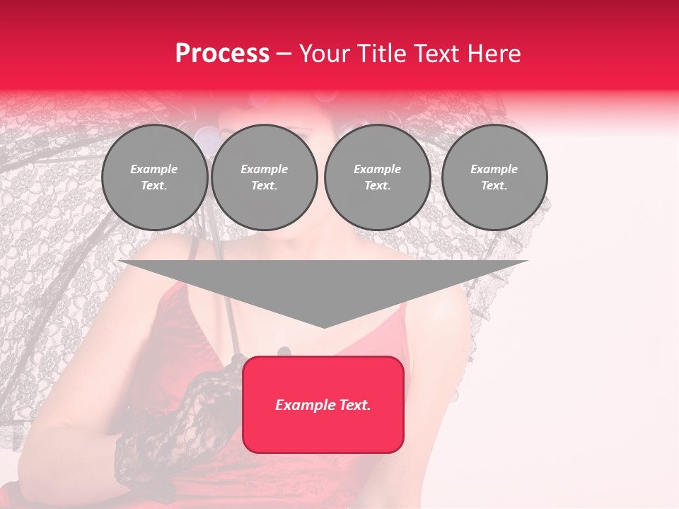 Lady Glove Screen PowerPoint Template