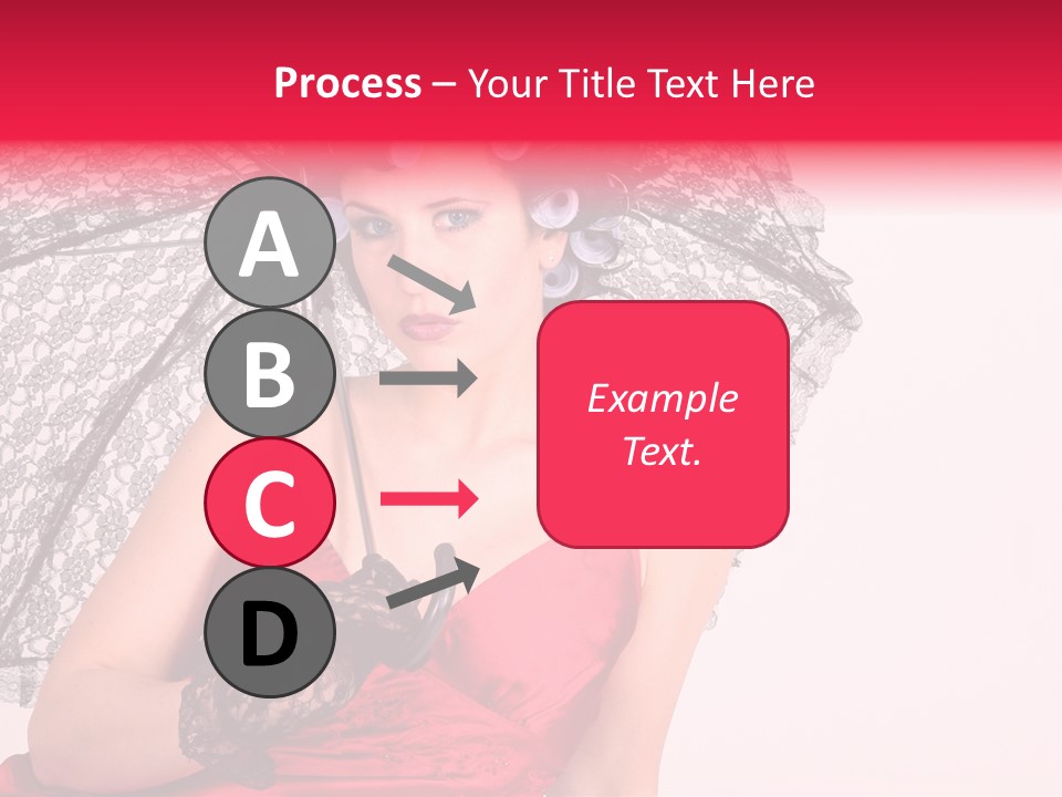 Lady Glove Screen PowerPoint Template