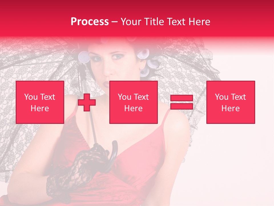 Lady Glove Screen PowerPoint Template