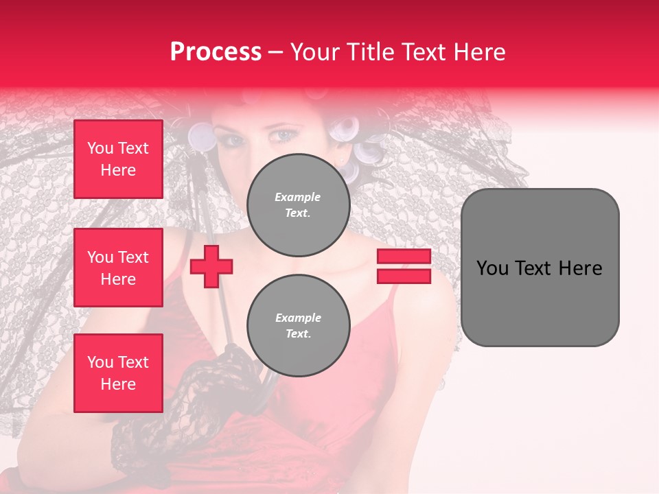 Lady Glove Screen PowerPoint Template