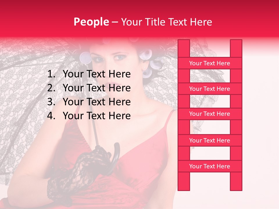 Lady Glove Screen PowerPoint Template