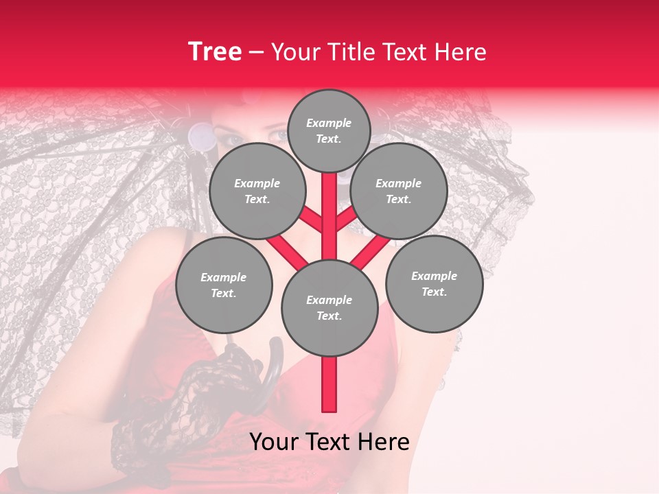 Lady Glove Screen PowerPoint Template