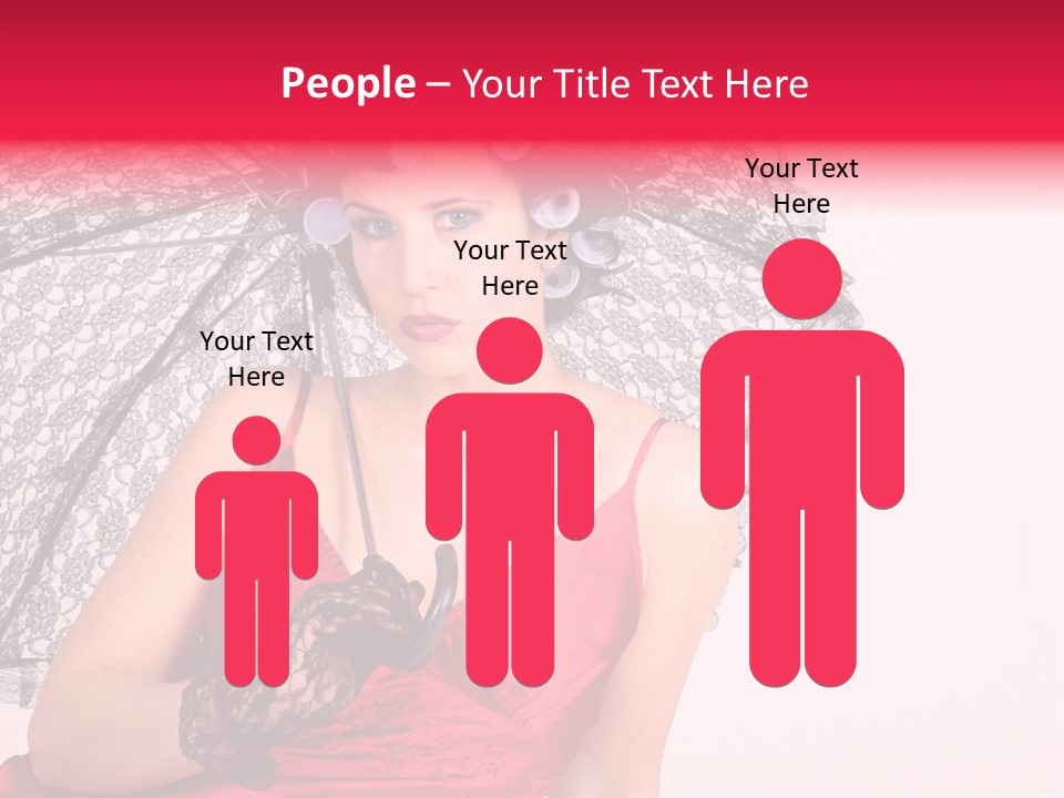 Lady Glove Screen PowerPoint Template