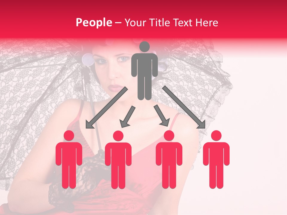 Lady Glove Screen PowerPoint Template