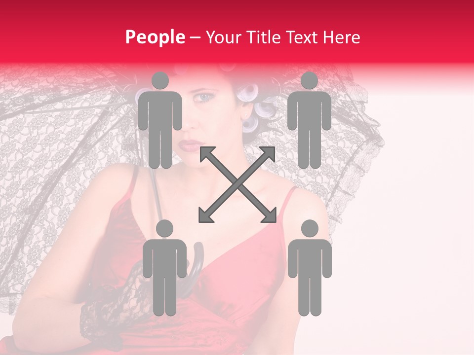 Lady Glove Screen PowerPoint Template