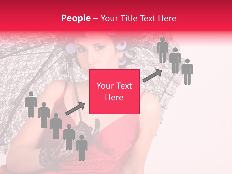 Lady Glove Screen PowerPoint Template