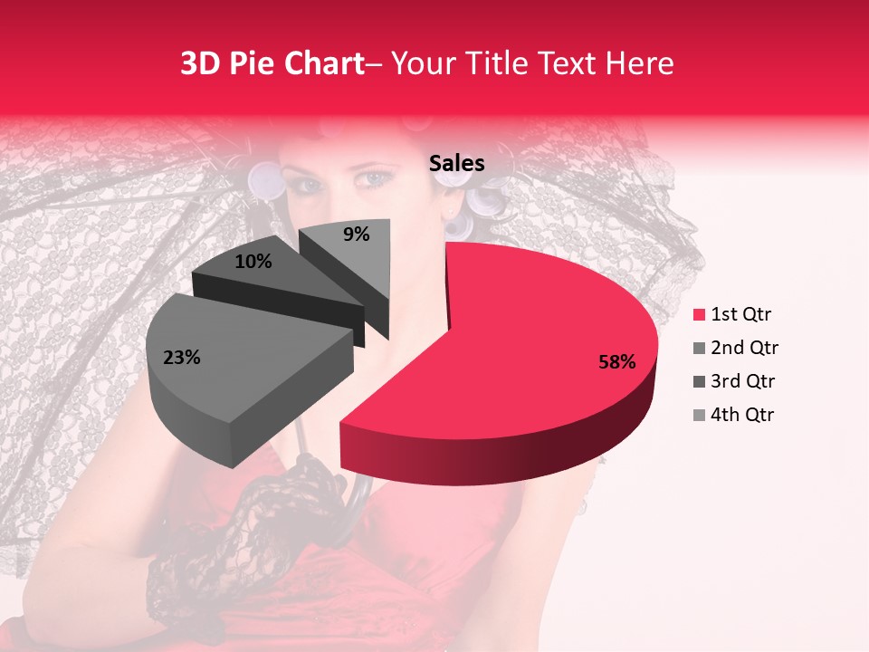 Lady Glove Screen PowerPoint Template