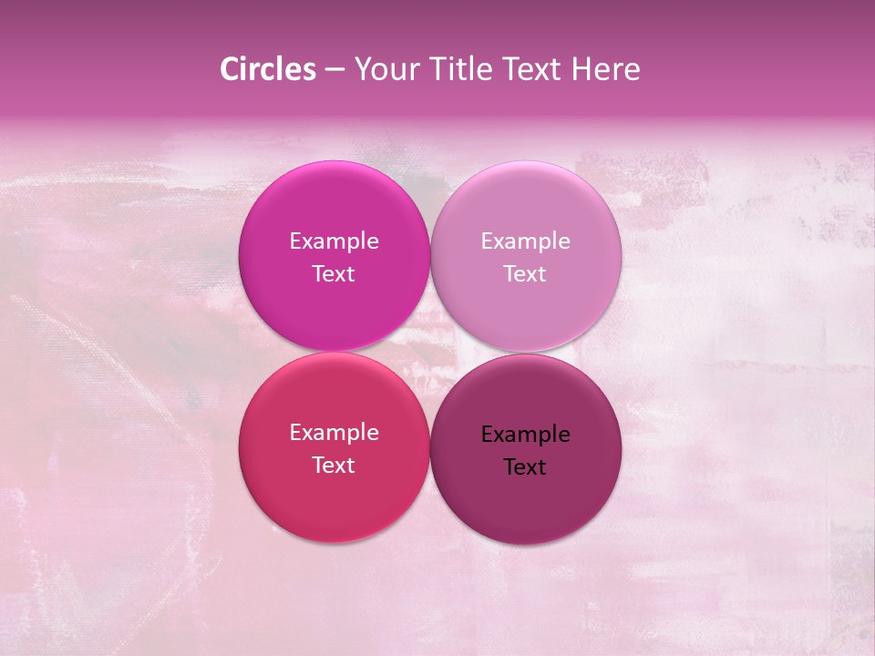 Drawn Colour Abstract PowerPoint Template