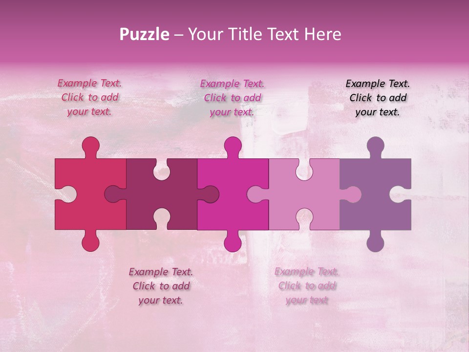 Drawn Colour Abstract PowerPoint Template