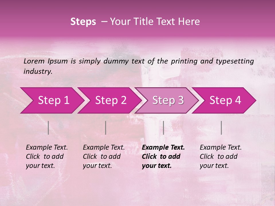 Drawn Colour Abstract PowerPoint Template