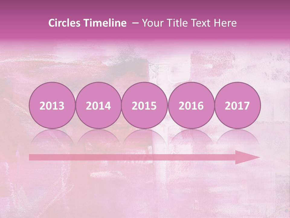 Drawn Colour Abstract PowerPoint Template