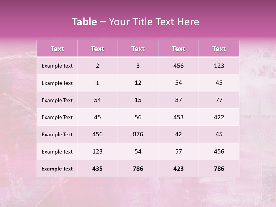 Drawn Colour Abstract PowerPoint Template