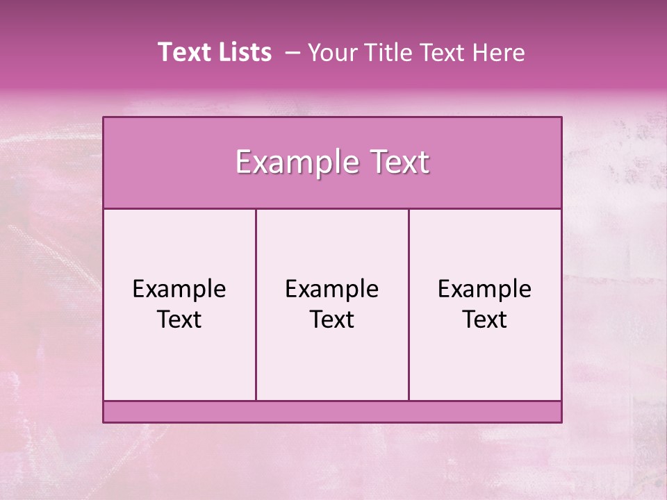 Drawn Colour Abstract PowerPoint Template