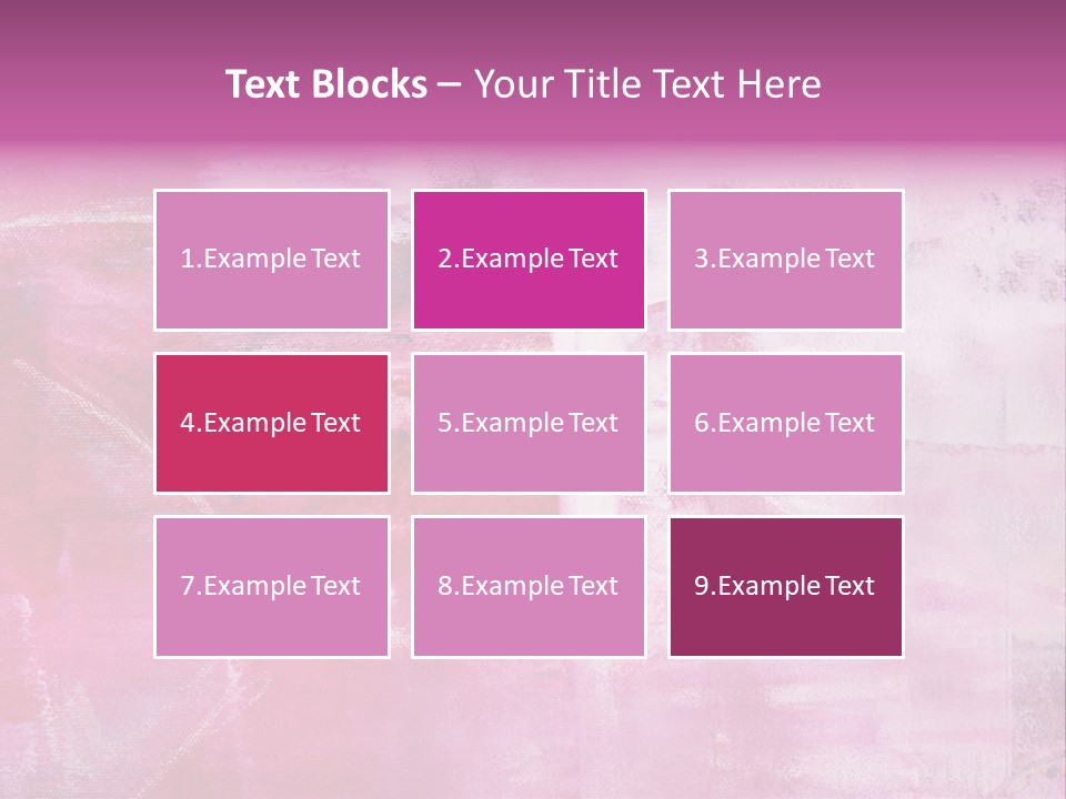 Drawn Colour Abstract PowerPoint Template