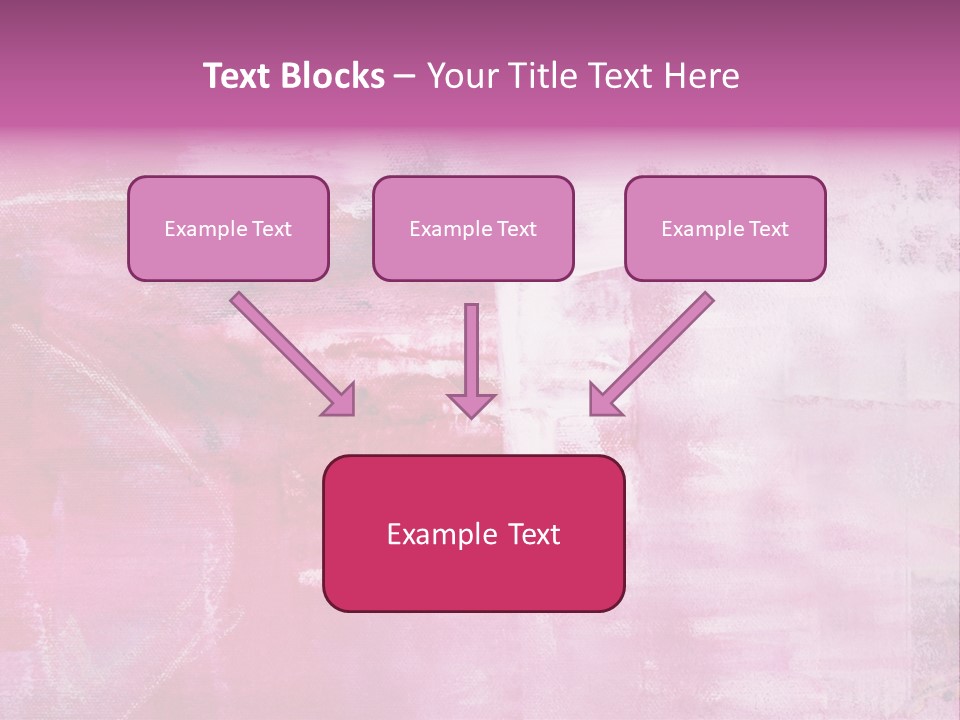 Drawn Colour Abstract PowerPoint Template