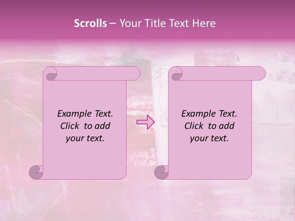 Drawn Colour Abstract PowerPoint Template