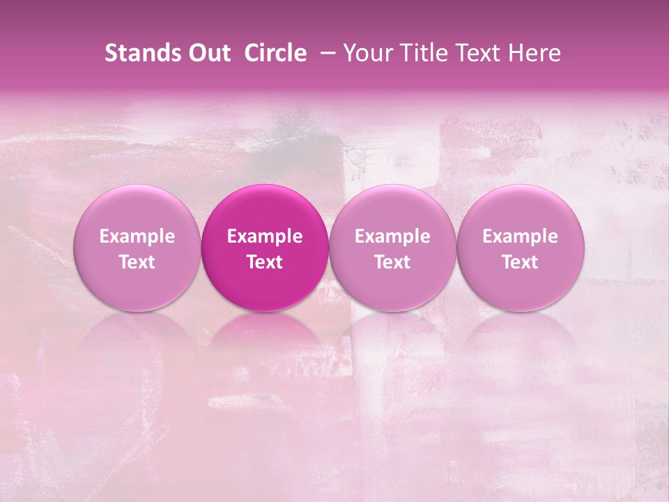 Drawn Colour Abstract PowerPoint Template