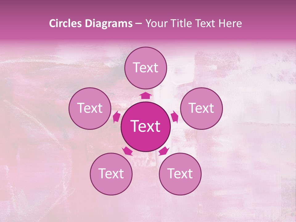 Drawn Colour Abstract PowerPoint Template