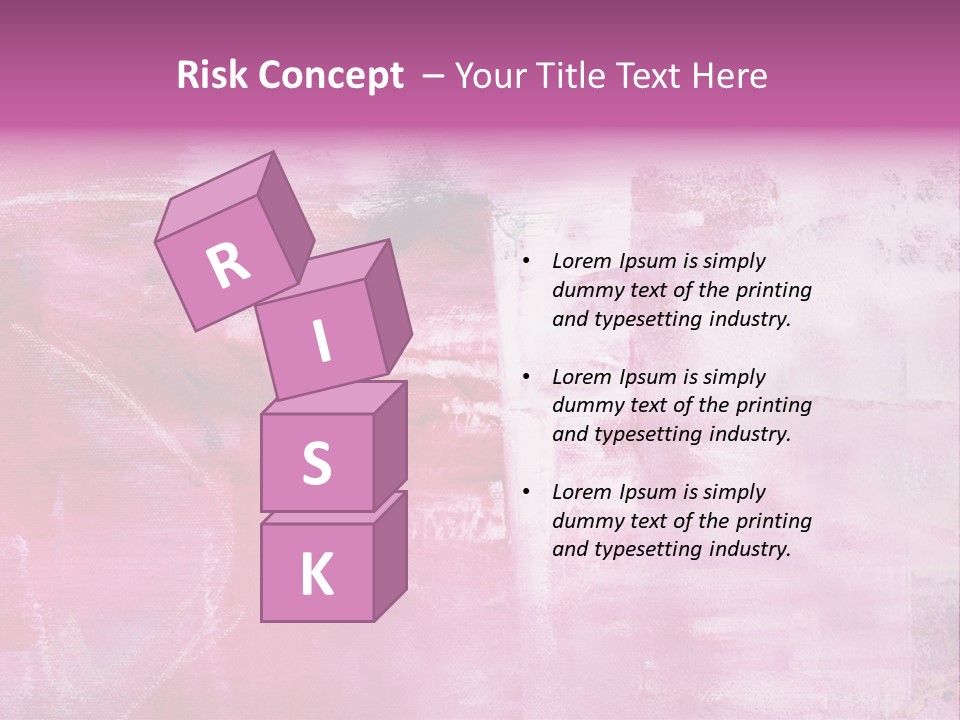 Drawn Colour Abstract PowerPoint Template