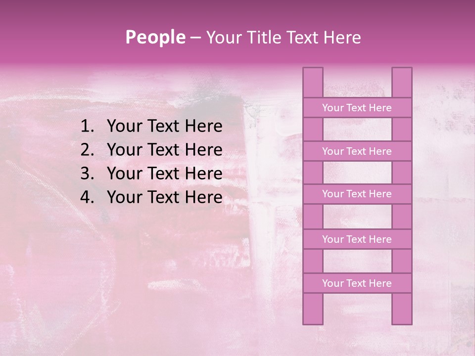 Drawn Colour Abstract PowerPoint Template