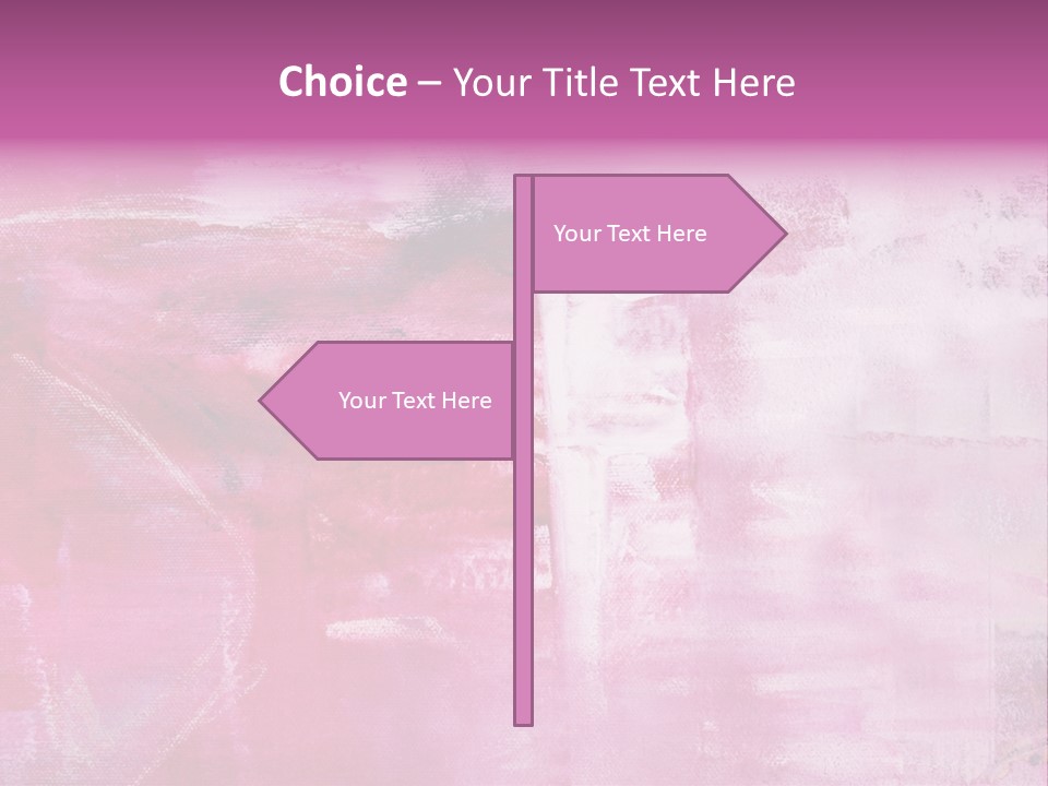 Drawn Colour Abstract PowerPoint Template