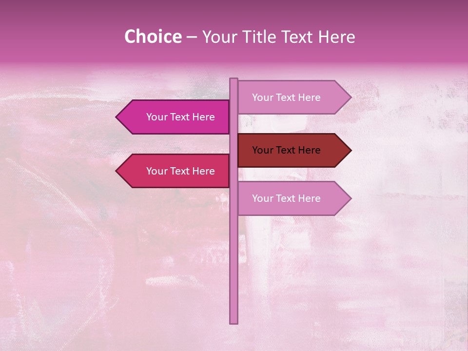Drawn Colour Abstract PowerPoint Template