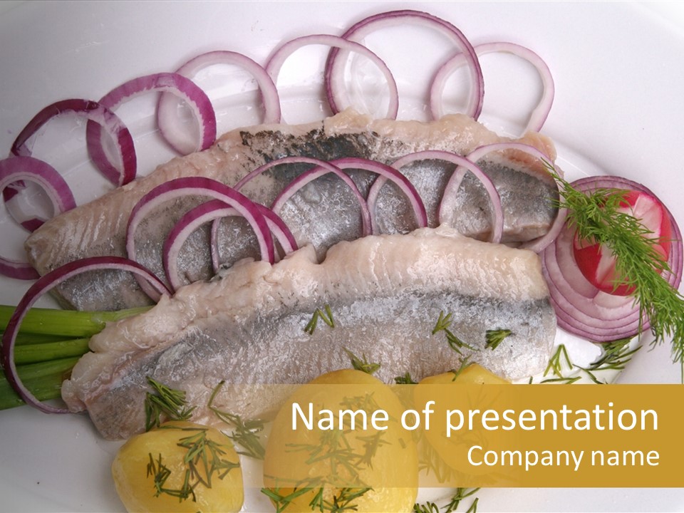 Hearty Salad Food PowerPoint Template