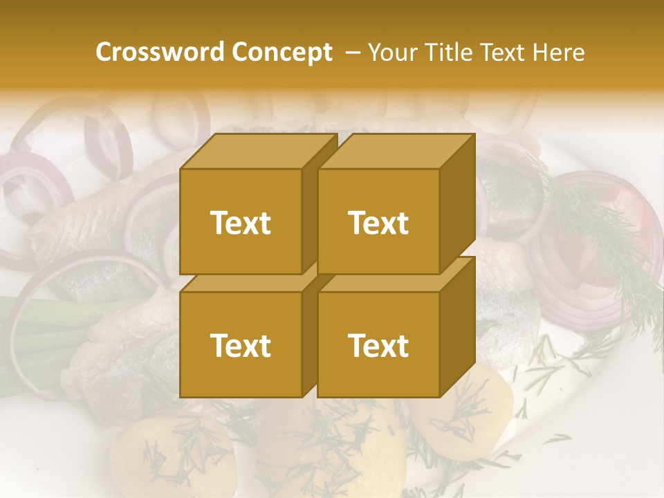 Hearty Salad Food PowerPoint Template