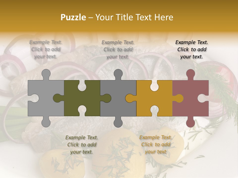 Hearty Salad Food PowerPoint Template