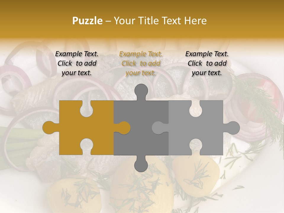 Hearty Salad Food PowerPoint Template