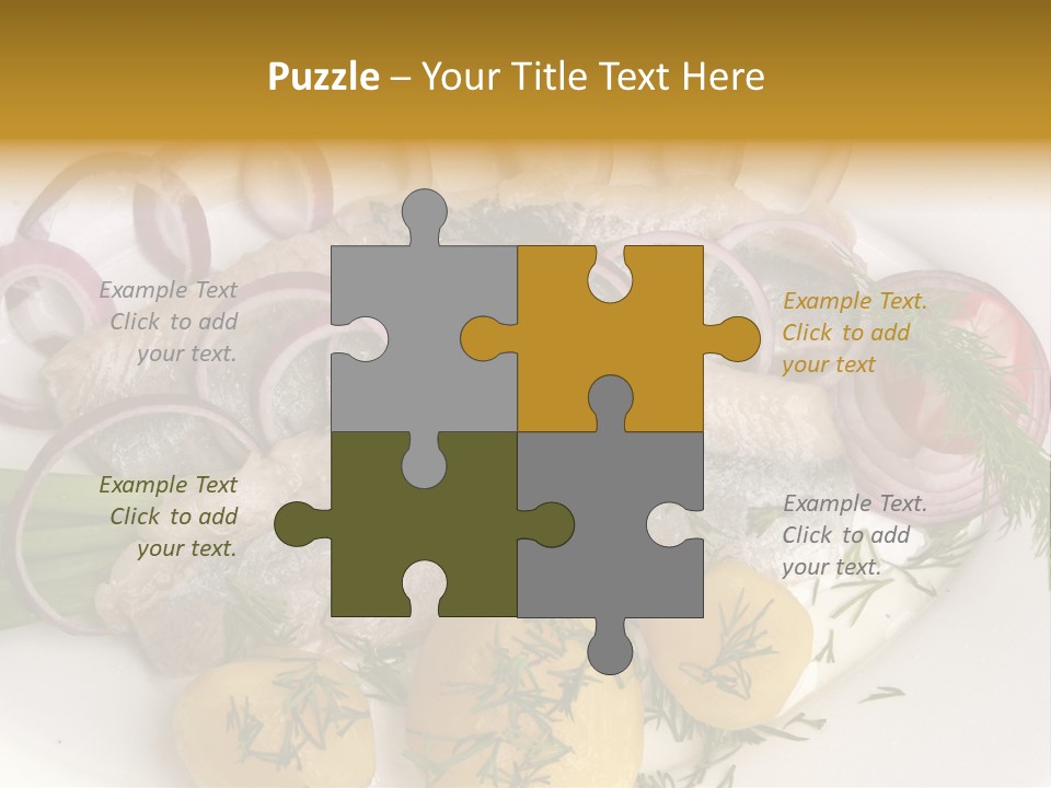 Hearty Salad Food PowerPoint Template