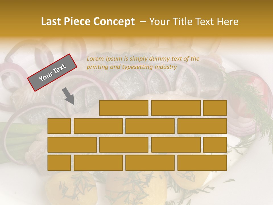 Hearty Salad Food PowerPoint Template