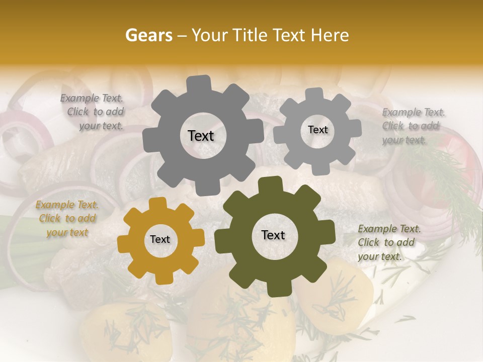 Hearty Salad Food PowerPoint Template