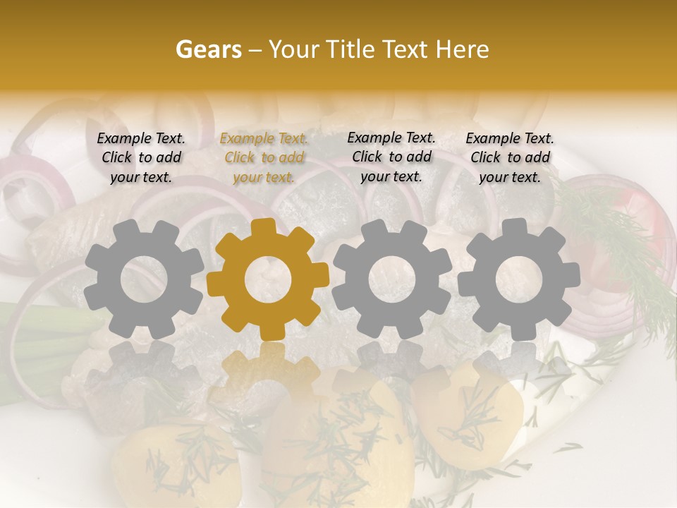 Hearty Salad Food PowerPoint Template