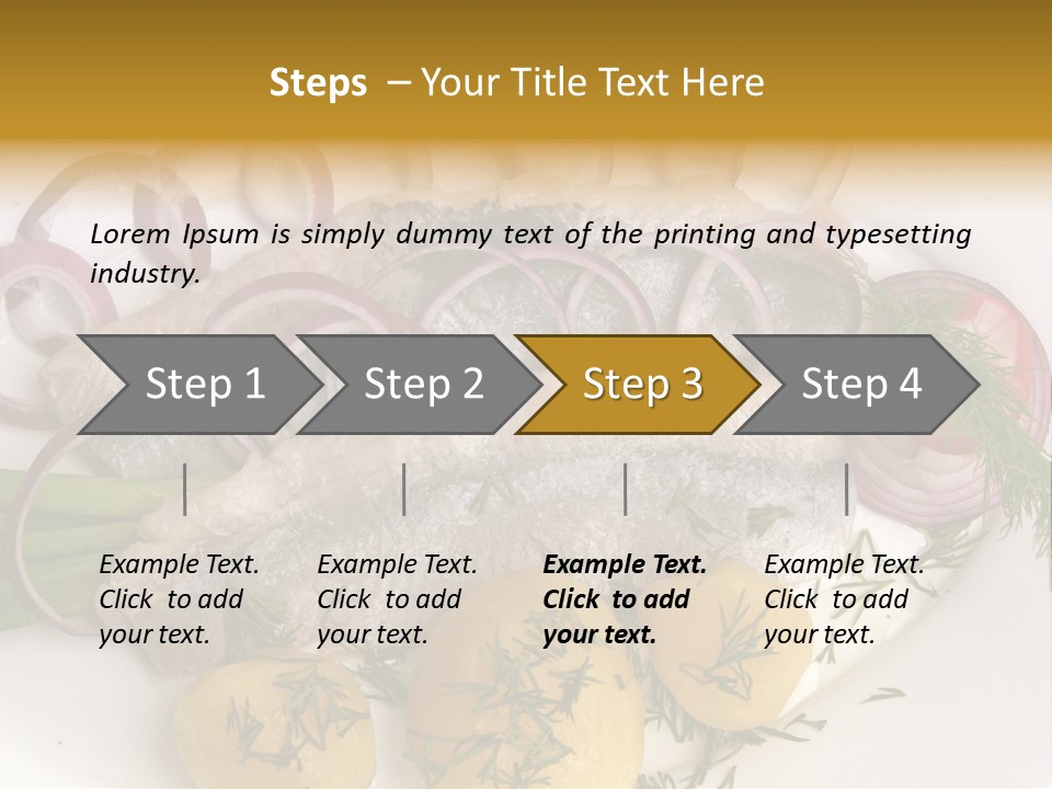 Hearty Salad Food PowerPoint Template