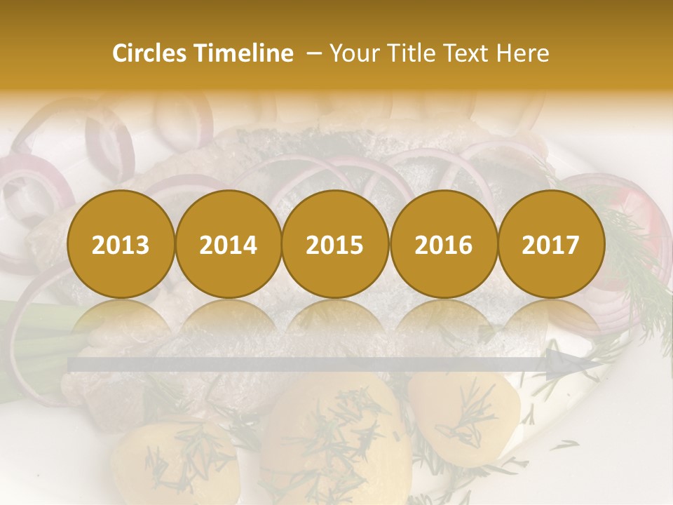 Hearty Salad Food PowerPoint Template