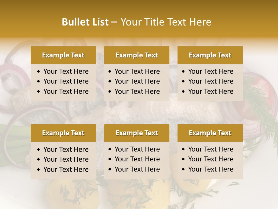 Hearty Salad Food PowerPoint Template