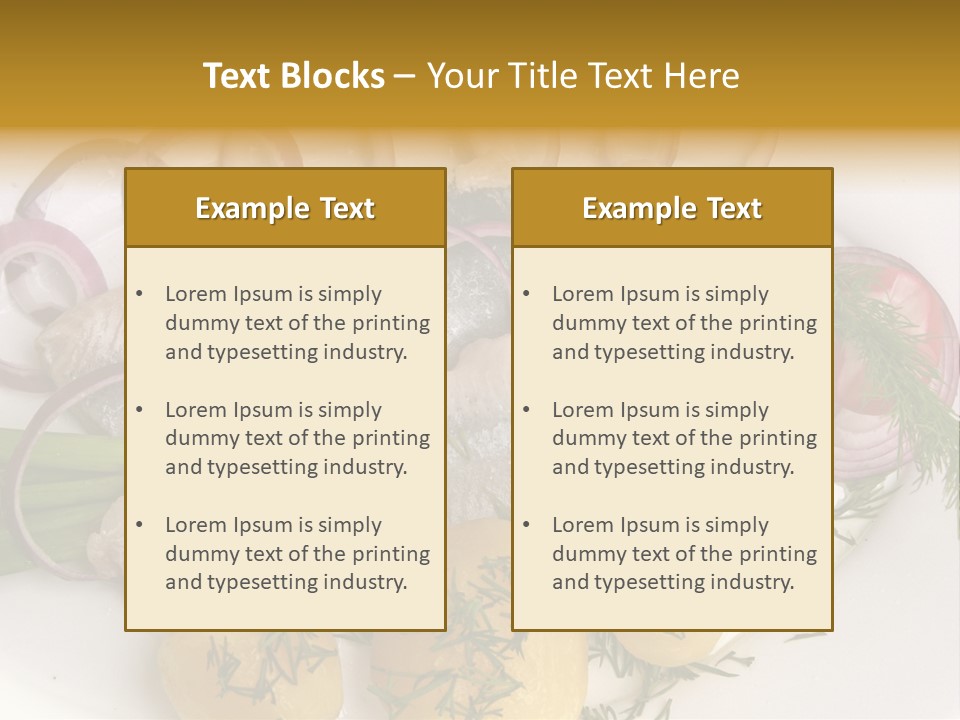 Hearty Salad Food PowerPoint Template