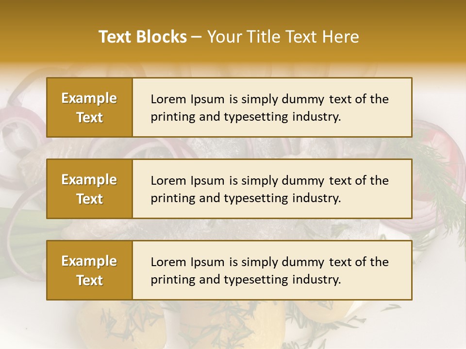 Hearty Salad Food PowerPoint Template