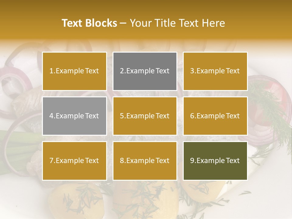 Hearty Salad Food PowerPoint Template