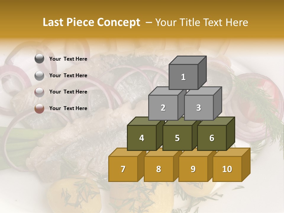 Hearty Salad Food PowerPoint Template