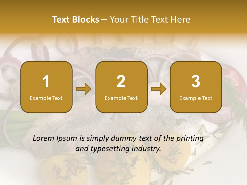Hearty Salad Food PowerPoint Template