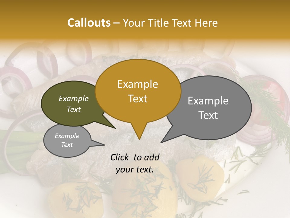 Hearty Salad Food PowerPoint Template