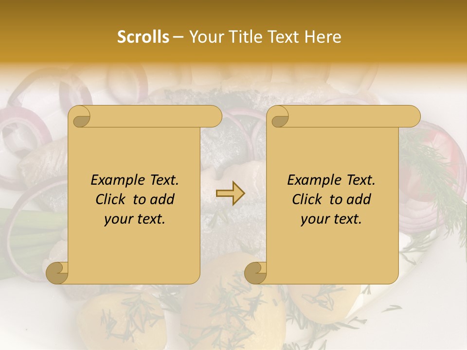 Hearty Salad Food PowerPoint Template