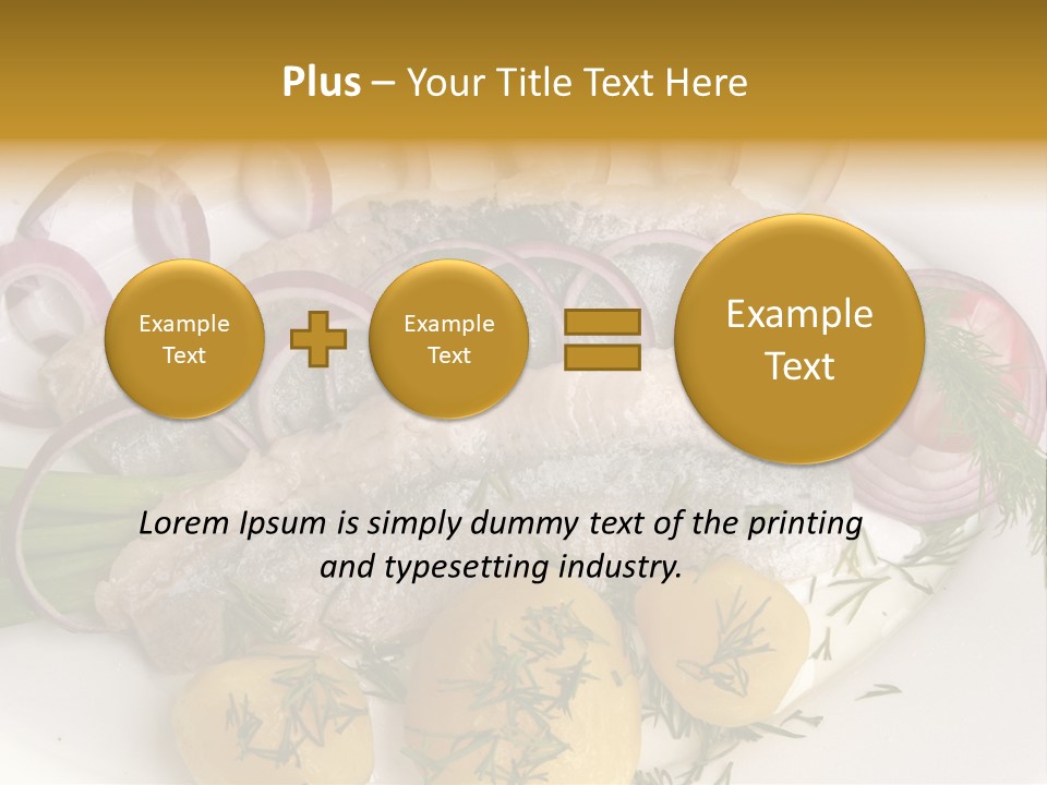 Hearty Salad Food PowerPoint Template