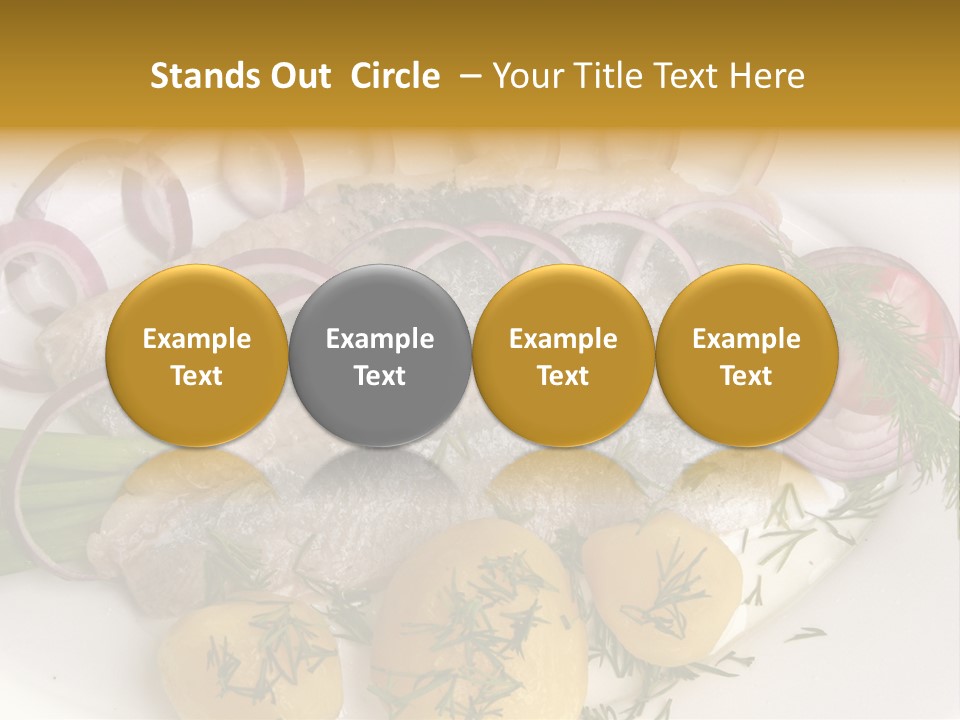 Hearty Salad Food PowerPoint Template